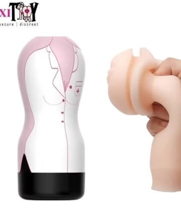 Vibrating Male Masturbator Sex Doll with 7 Modes Sex Toys